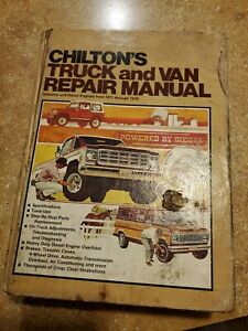 Chilton diesel repair manual car